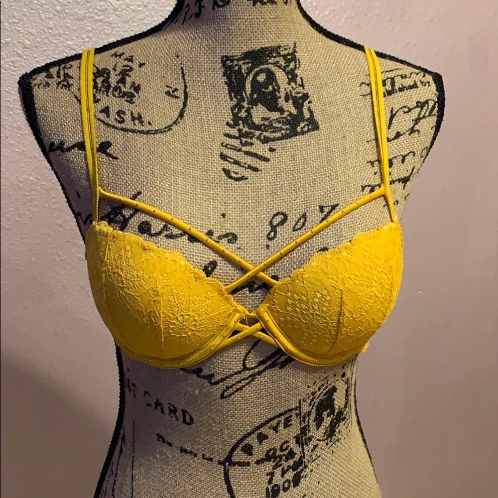 Pink bra